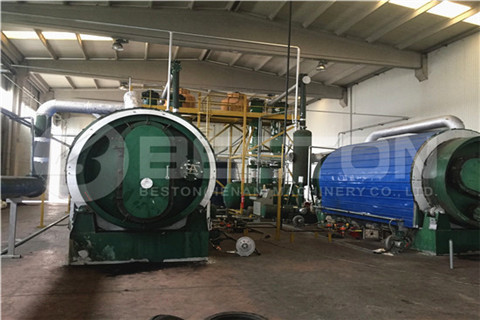 Waste Tire Pyrolysis Plant in Turkey