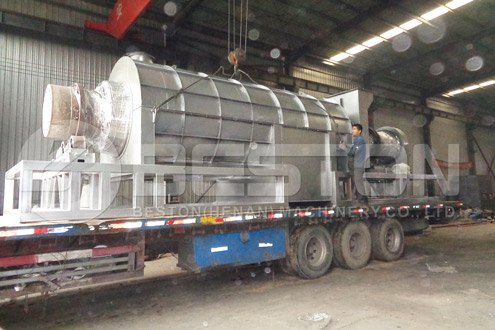 Shipment of Beston Bamboo Charcoal to Machine